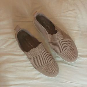Memory foam sole slip ons